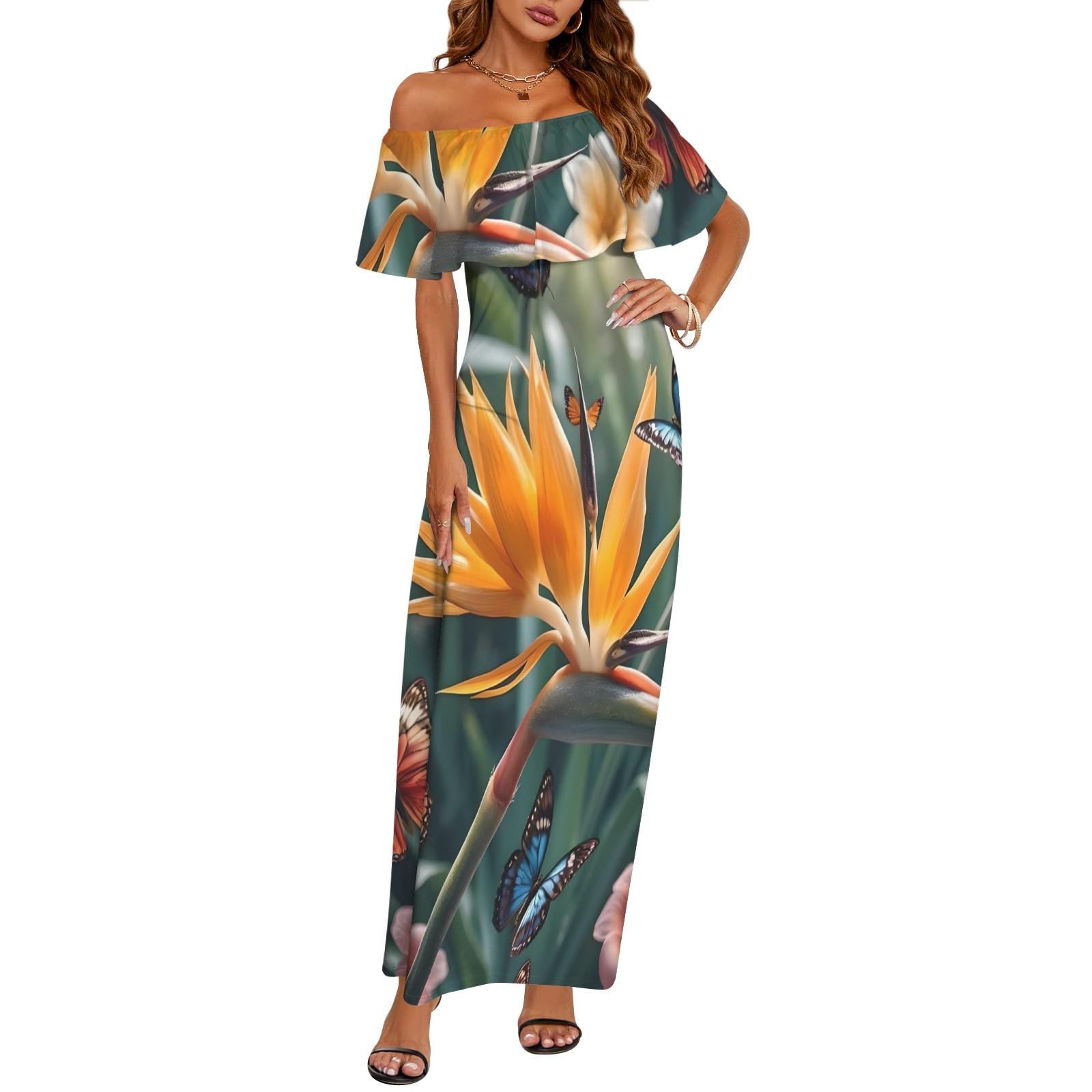 Shop our Comfortable, Colorful Bohemian Prom Butterfly Dress! Perfect for Celebrations, Honeymoons, Anniversaries, and Weddings. Available in Shaheen S5XL. Enjoy Vintage 1950s Style with a Modern Twist. Stunning in Paradise and Beyond. Vintage HI Dress Awaits!